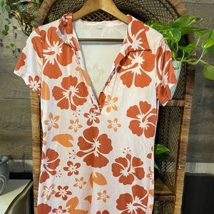 SALE Hawaiian print dress